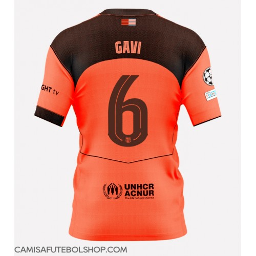 Camisa de time de futebol Barcelona Paez Gavi #6 Replicas 3º Equipamento 2025-26 Manga Curta